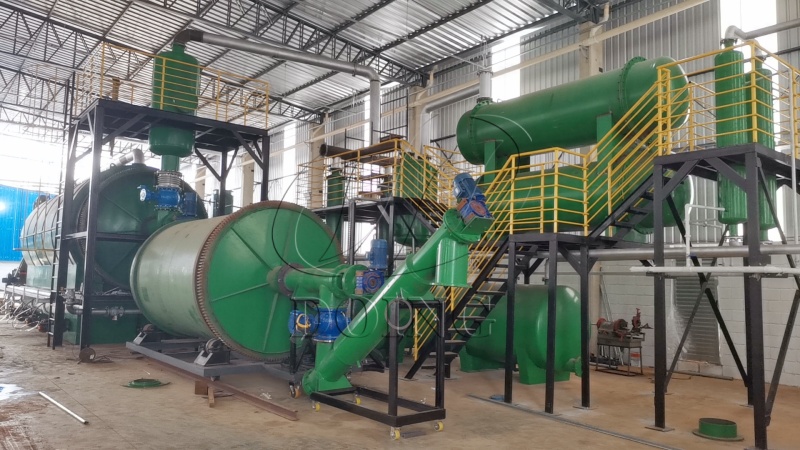  semi-continuous pyrolysis plant installed in Brazil