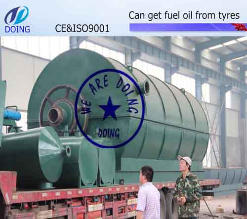 Used tyre pyrolysis machine