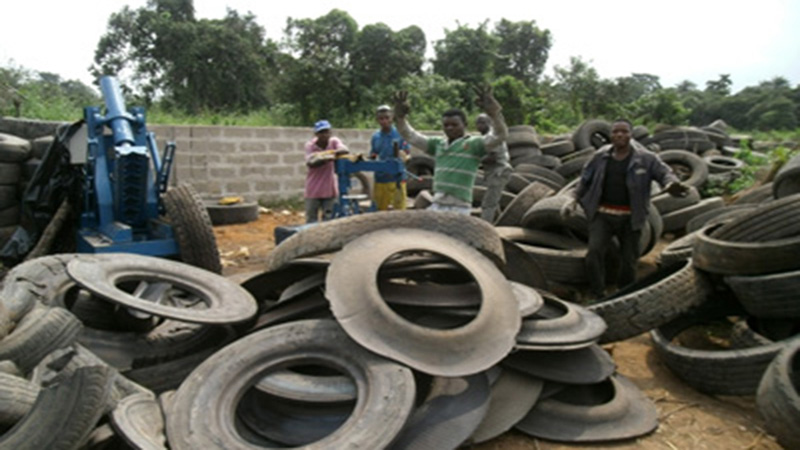 waste tyre pyrolysis plant in Nigeria