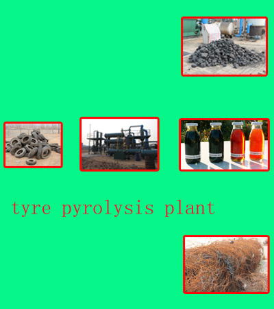 Final product of scrap tyre oil plant