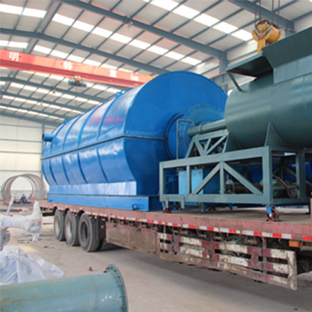 Operational process of tyre pyrolysis plant