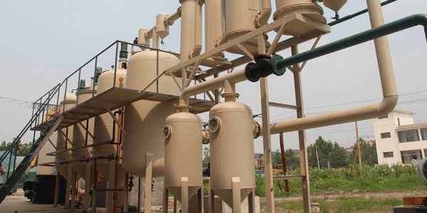 The Distillation Machine Installed in Lebanon