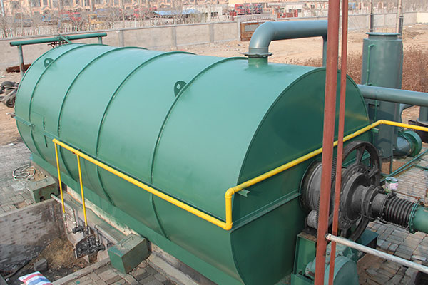 Used tyre recycling pyrolysis plant
