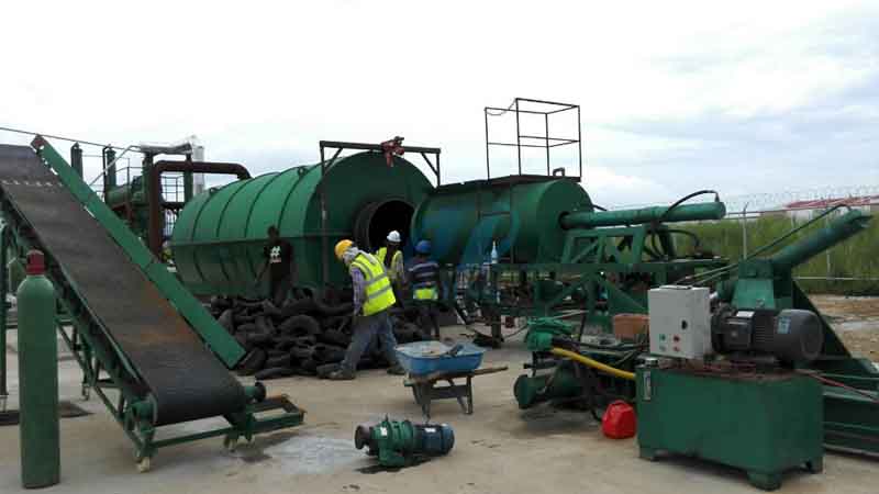 used tyre pyrolysis plant in Panama 