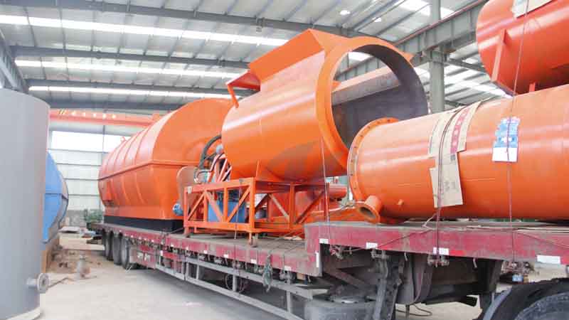 The 22th waste tyre to oil recycling  pyrolysis plant will delivered to Mexico