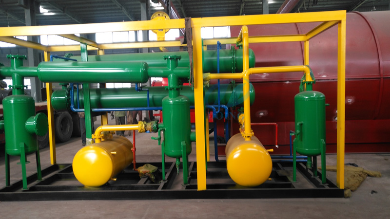 10T pyrolysis of plastic to oil machine delivery to Thailand