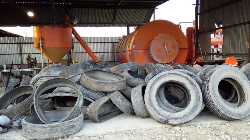 tyre recycling process 