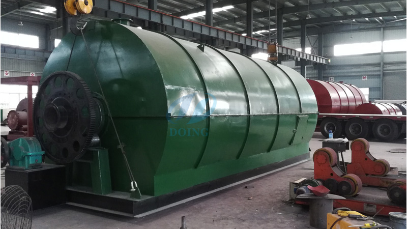 Waste tire recycling pyrolysis plant will be delivery to Panama