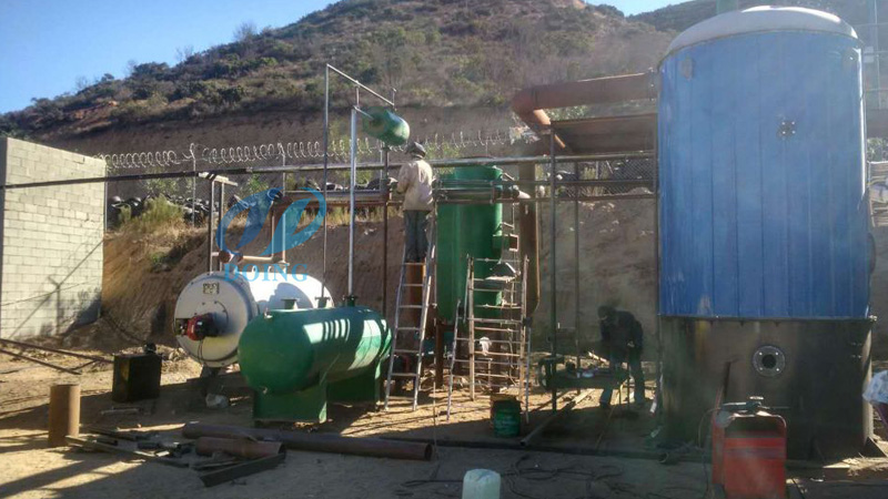 10T convert waste oil to diesel machine will be delivery to Tijuana, Mexico