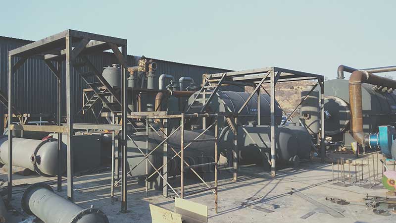 Two more 12TPD waste tire pyrolysis plant project in China