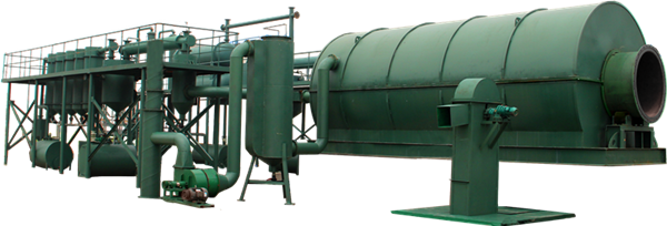 Waste tyre pyrolysis plant with auto-feeder