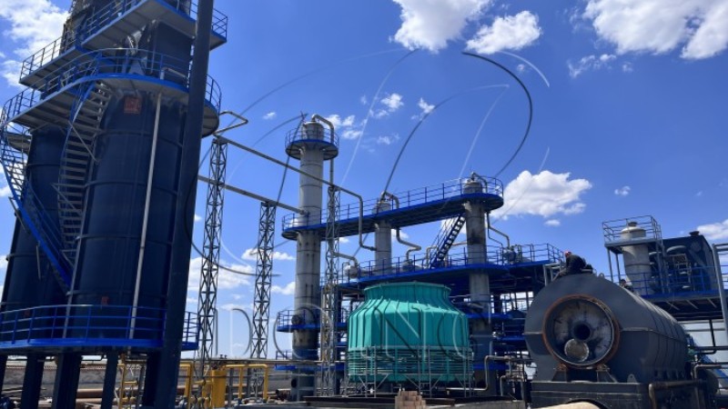  oil sludge pyrolysis plant in China