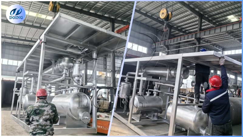  small pyrolysis oil distillation plant for sale