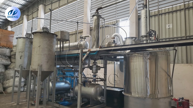  waste pyrolysis oil to diesel plant installed in Thailand