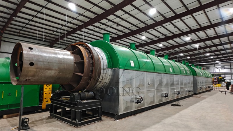 50TPD Fully automatic pyrolysis system installed in the USA