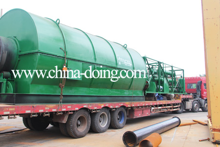 used tire pyrolysis plant