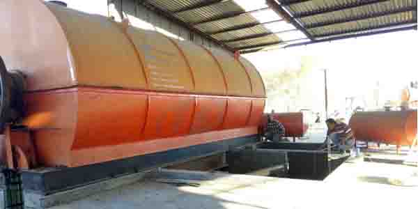Mexico tyre recycling pyrolysis plant
