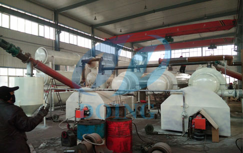 continuous pyrolysis plant