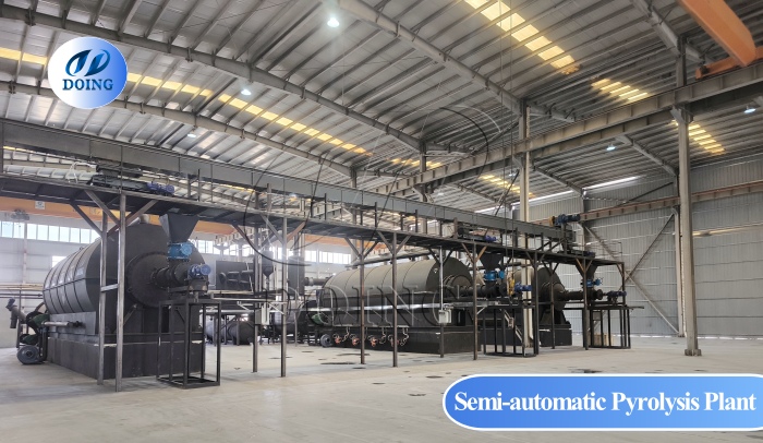 DOING semi-continuous pyrolysis plant for sale