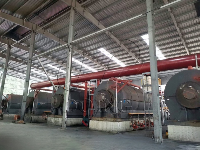 Installation and running site of DOING pyrolysis plants in Vietnam